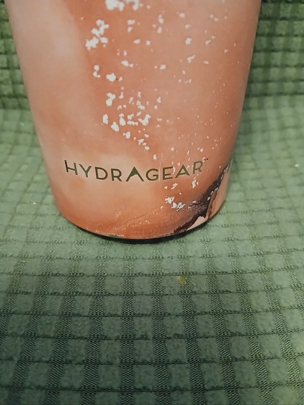 Hydragear Fashion Marble 24 oz Tumbler with Straw - Blue & Coral Pink (080526D)
